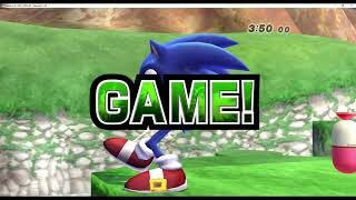 Smash Bros Brawl Sonic the Hedgehog classic mode