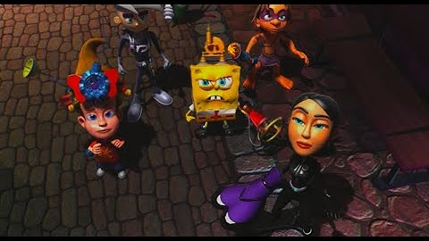 SpongeBob Globs of Doom Cutscene #9: Everyone Scream!