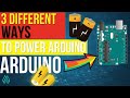 Different ways to power on arduino || How to power On arduino