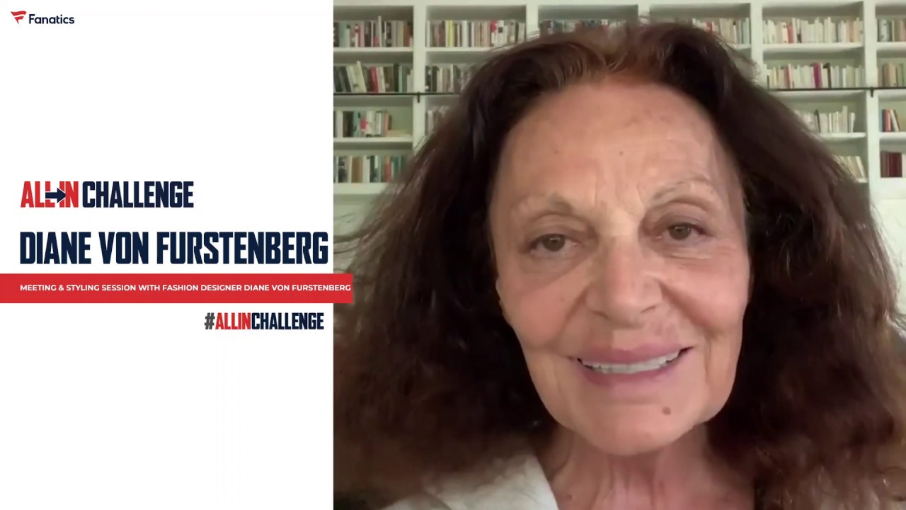 Diane Von Furstenberg is joining the #ALLInChallenge! - YouTube