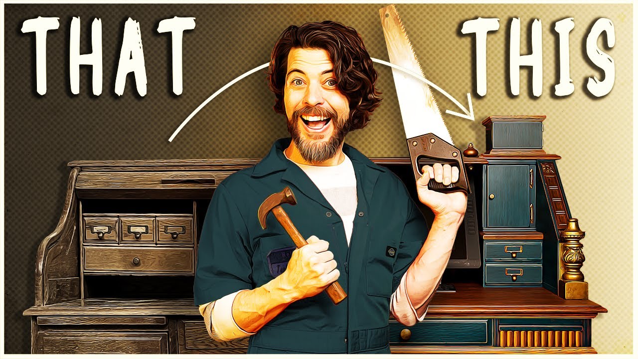 Can a distinctive desk be made from curbside trash and less than 100$?