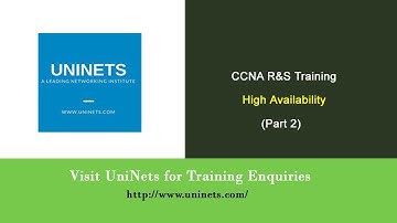 CCNA Routing & Switching Training - High Availability - Free Training (Part 2)