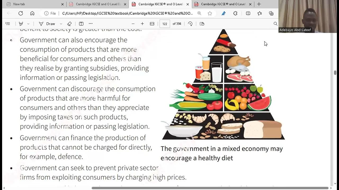 Economics IGCSE (Mixed Economy) YouTube
