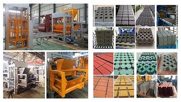 QT6 12 PLC Control Automatic Brick Making Machinery