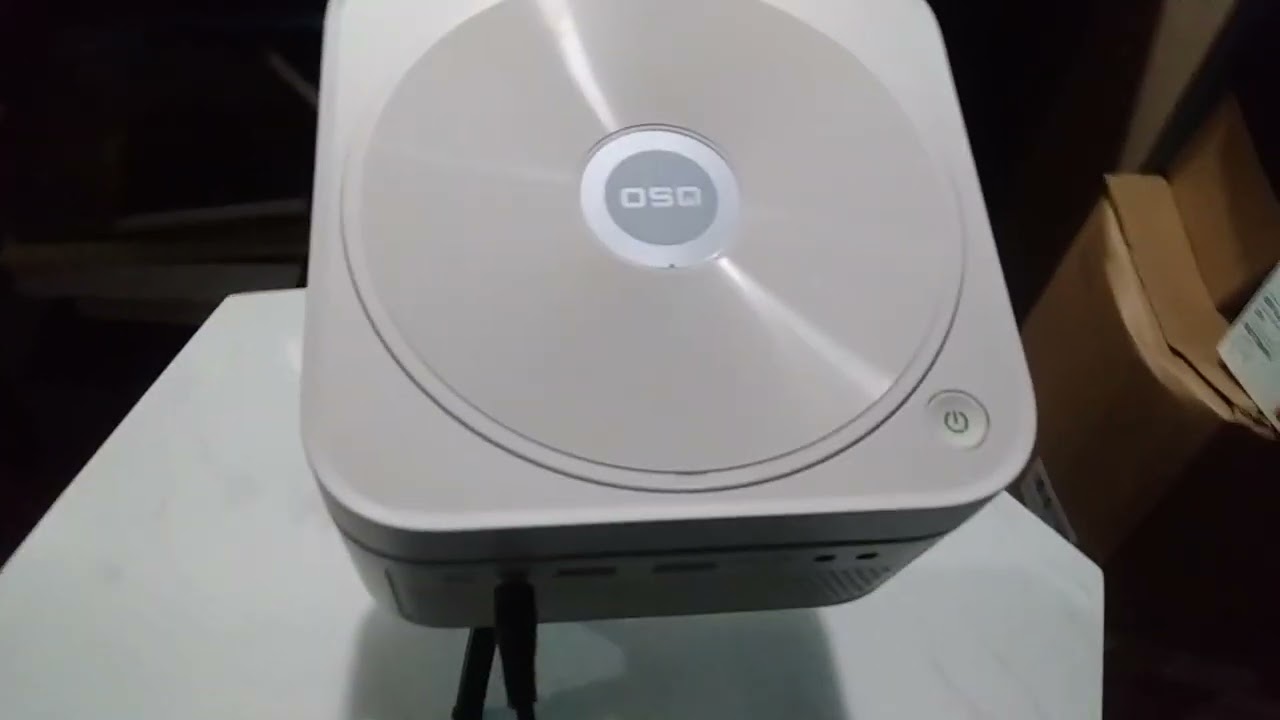 OSQ Mini Portable DVD Projector 1080P Support, Outdoor Movie Projector Review