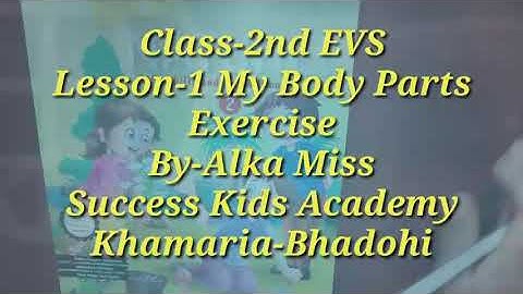 Class 2nd/EVS/Lesson-1/My Body Parts/Exercise/By-Alka Miss