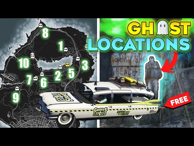 GTA Online Ghost locations guide for Ghost Exposed collectables -  RockstarINTEL