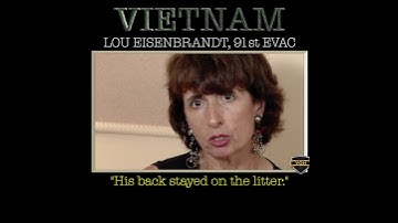 LOU EISENBRANDT, VIETNAM NURSE - 91st Evac; Real stories from War #vietnam #vietnamwar #nurses #ptsd