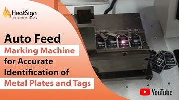 Auto Feed Marking Machine for Accurate Identification of Metal Plates and Tags