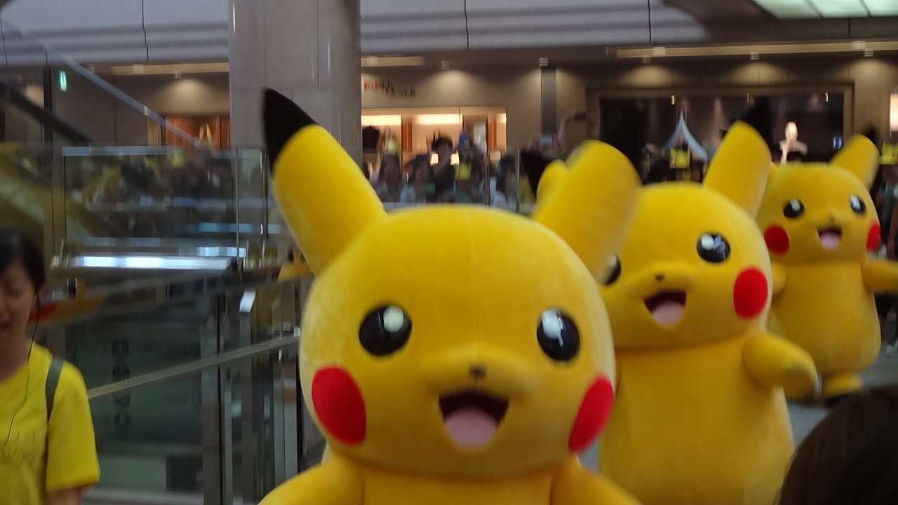ピカチュウお散歩⚡ 踊る？ピカチュウ大量発生チュウ！ Pikachu Outbreak2015