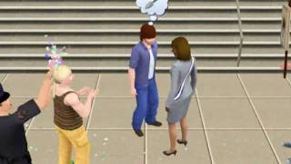 Receiving the key of the town on sims 3