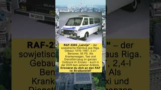 Raf-2203 Latvija Der Sowjetische Kleinbus Aus Riga