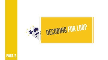 Decoding for loop in Java - Part 2