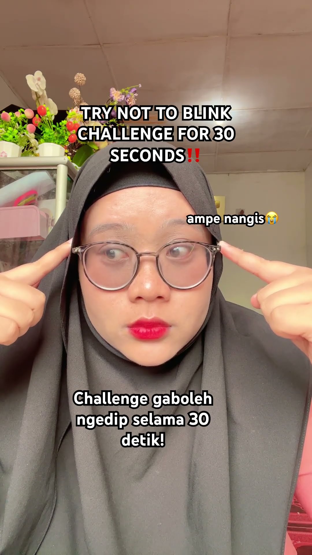 CHALLENGE GABOLEH NGEDIP SELAMA 30 DETIK
