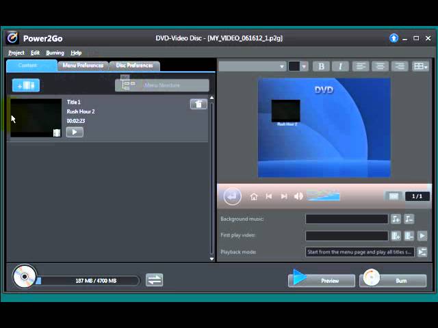 how to make bootable dvd using cyberlink power2go 8