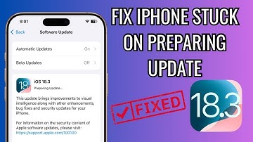 How To Fix iPhone Stuck On Preparing Update iOS 18.3