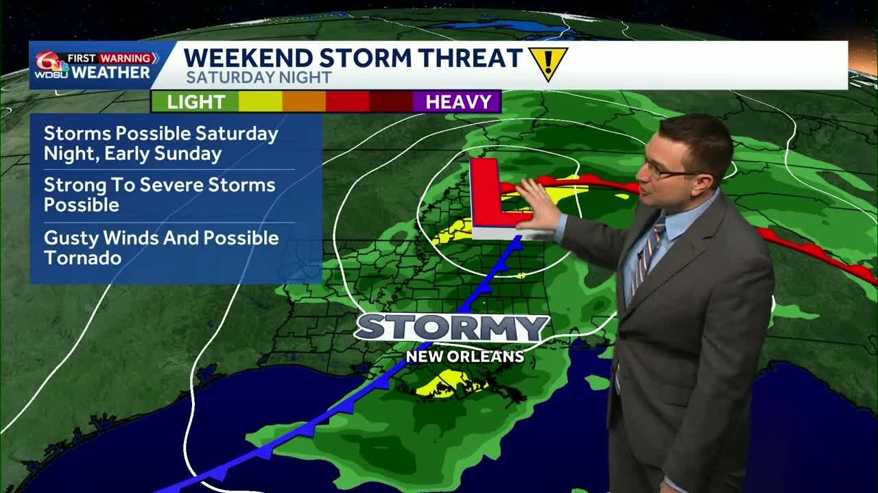 Mild Temperatures And Tracking Weekend Storms - YouTube