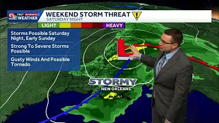 Mild Temperatures And Tracking Weekend Storms