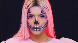 Pink Skull Halloween Tutorial | Gabriel Zamora