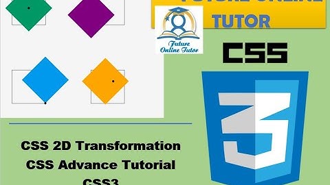 11- CSS 2D Transformation CSS Advance CSS3 hindi/urdu