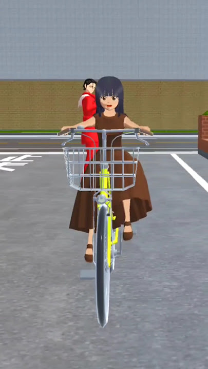 The little girl stole a bicycle😌🤫#sakura #shortsviral #youtube #indonesia #kids #stolen #likee #yt