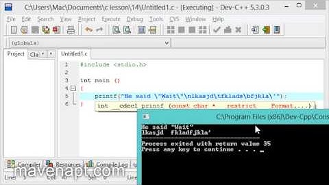 18. C Programming Tutorials in Urdu - Escape Sequence - Urdu Tutorials