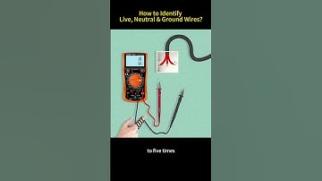 How to Test Live, Neutral & Ground Wires with a Multimeter! ⚡