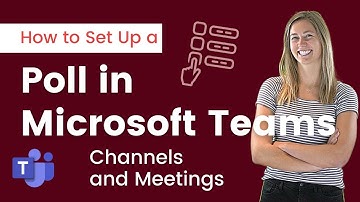 Create a Poll in Microsoft Teams for Channels AND Meetings