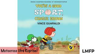 Vince Guaraldi - Motocross (3rd Reprise)
Motocross (3rd Reprise) (Track #11) from You’re a Good Sport, Charlie Brown (Original Soundtrack Recording – 50th Anniversary Edition).” All Songs written or arranged by Vince Guaraldi except where noted. Performers: Vince Guaraldi (piano, electric piano, ARP String Ensemble, Rhythm Ace drum machine) along with Seward McCain (bass), Mark Rosengarden (drums), Glenn Cronkhite (drums), and with music supervision by John Scott Trotter. For the first time ever, the complete soundtrack to the beloved Peanuts® holiday Special. And, to celebrate the 75th Anniversary of Peanuts®, the complete Vince Guaraldi Soundtrack from the special by Charles Schulz, Lee Mendelson and Bill Melendez. The soundtrack was produced by Sean Mendelson and Jason Mendelson and the album was mixed at Wonderworld Studios by Clark Germain and restored and re-mastered by Vinson Hudson.
Available for pre-order on CD, Zoetrope Vinyl and digital: https://found.ee/vinceguaraldi_youreagoodsportcharliebrown50thanniversaryedition
Release Date July 11, 2025. ℗©2025 Lee Mendelson Film Productions, Inc. All Rights Reserved. Vince Guaraldi - Motocross (3rd Reprise)