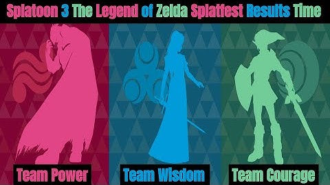 ASM: Splatoon 3 Legend of Zelda Splatfest Results!! Power Vs Wisdom Vs Courage!!