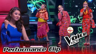Minchhama v/s Ganga v/s Upama 'Kina Man Hunchha Chanchal' |The Voice Kids - 2021