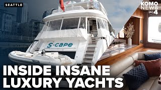 Inside the biggest and most expensive luxury yachts at the Seattle Boat Show