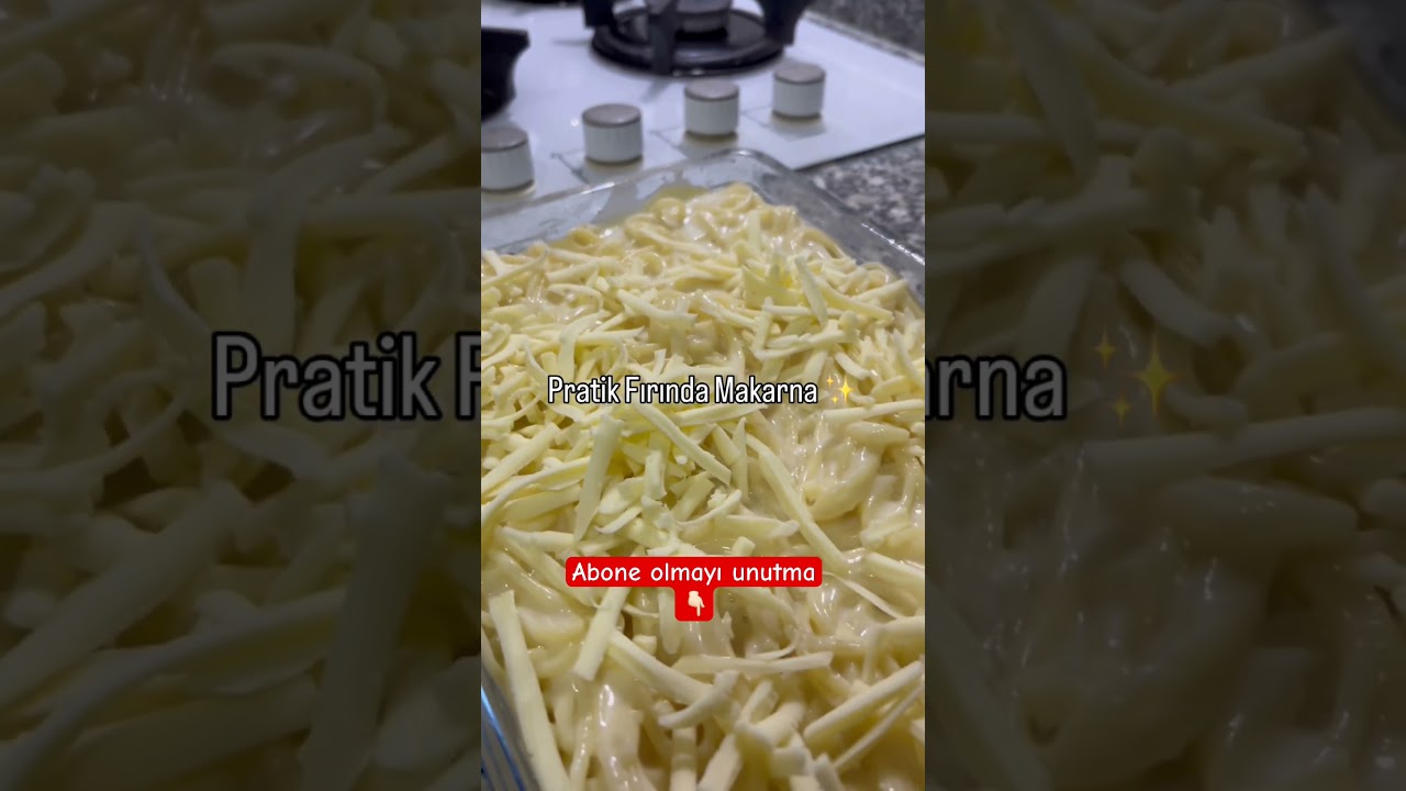 Pratik Fırında Makarna Tarifi 😍 Üzeri Nar Gibi Kızaran! #vlog #gunlukyasam #kesfetteyiz