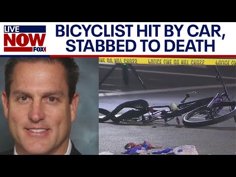 UPDATE: Bicyclist stabbed to death by driver after being struck in California | LiveNOW from FOX