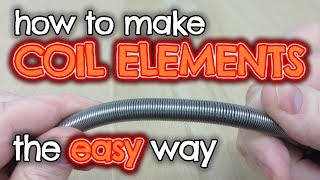 Make an EASY coil heating element winding Jig - making electric resistance coils - by VogMan