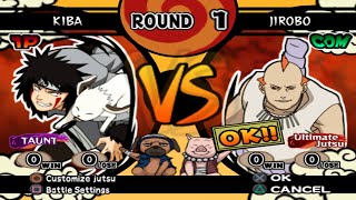 Kiba VS Jirobo (INSANE) - Naruto Shippuden Ultimate Ninja 4