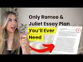 Romeo and Juliet Essay plan to fit ANY question (Grade 9!)