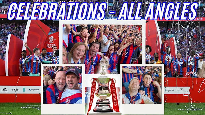 CELEBRATIONS ALL OVER | FA CUP FINAL MONTAGE #cpfc #crystalpalace #emiratesfacup