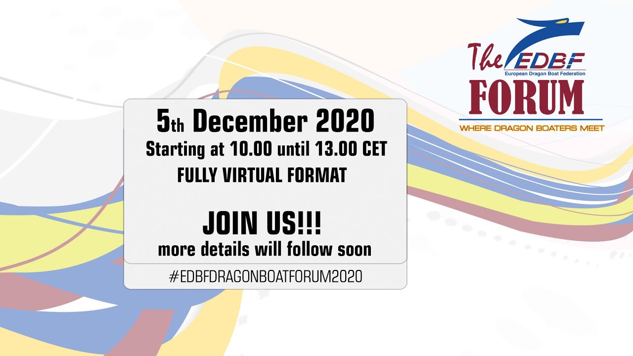 EDBF FORUM - Sat 5 December 2020