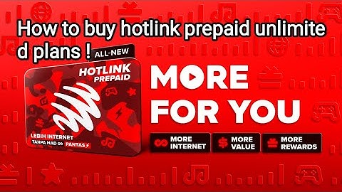 Hotlink prepaid how to buy unlimited plans? #hotlink #unlimited #mobilenetwork #shortvideo