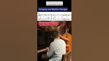 How to Comp for a Bass Solo (Rhythm Changes) #shorts