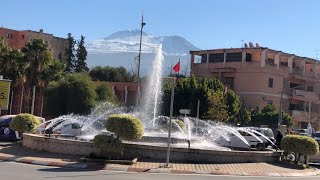 Beautiful Beni Mellal, Morocco 😘 City Tour & Neighborhoods   جولة في بني ملال الخلابة واحياءها 😘