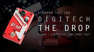DigiTech THE DROP Guitar Pedal (Sound Demo / Test with Kemper)