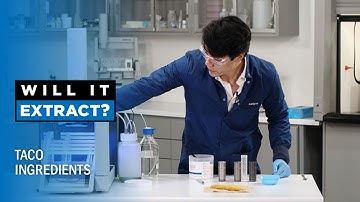Will It Extract? Episode 02: Extracting Taco Ingredients
