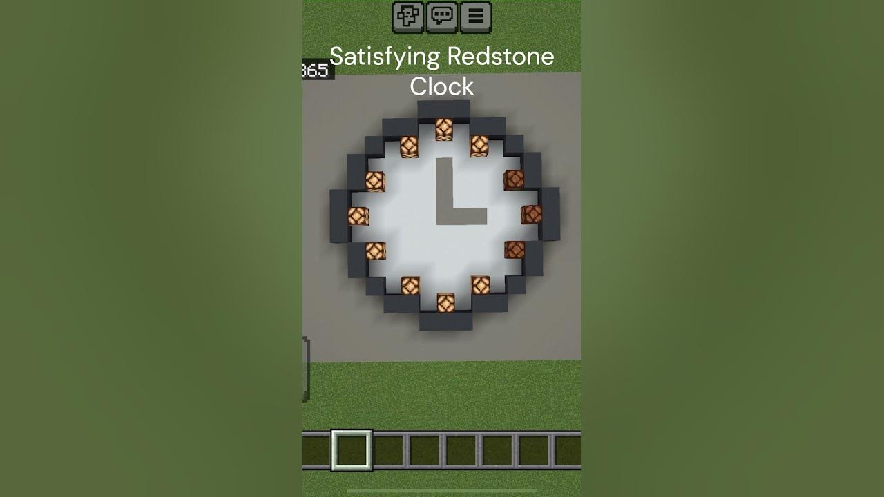 Time Never Stops!! - Fast Redstone Clock (Minecraft) - YouTube