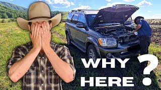 Car trouble, Beautiful land and adventure (Searching for our Russian farm #2)