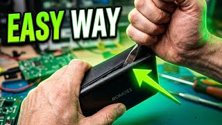 How to Open Romoss Power Bank Without Screws | Professional Teardown Guide.