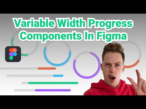 How to make a variable width progress bar in Figma