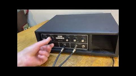 Rare vintage Kastam SS-300 8 track tape echo testing and 8 track tape modification