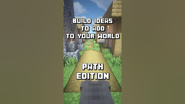 Path Build Ideas in Minecraft